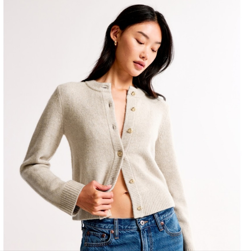 Vintage lambswool angora cardigan